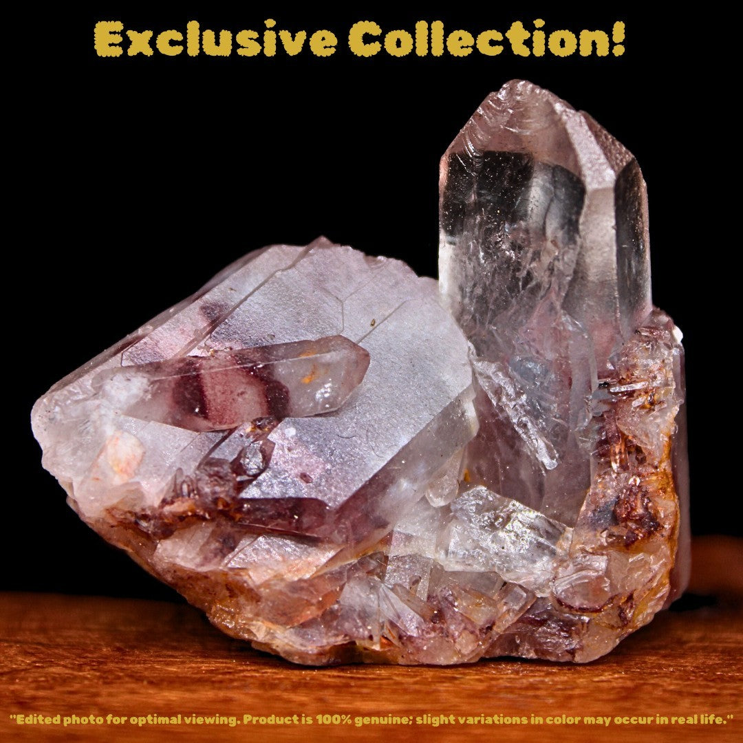 Phantom Clear Quartz Cluster 40g 4x5 cm Raw Natural Healing Crystal Mineral