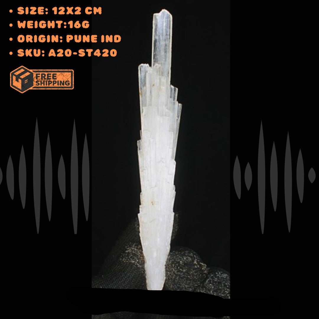 Scolecite Healing Crystal 16g Peace Sleep Meditation Stone India