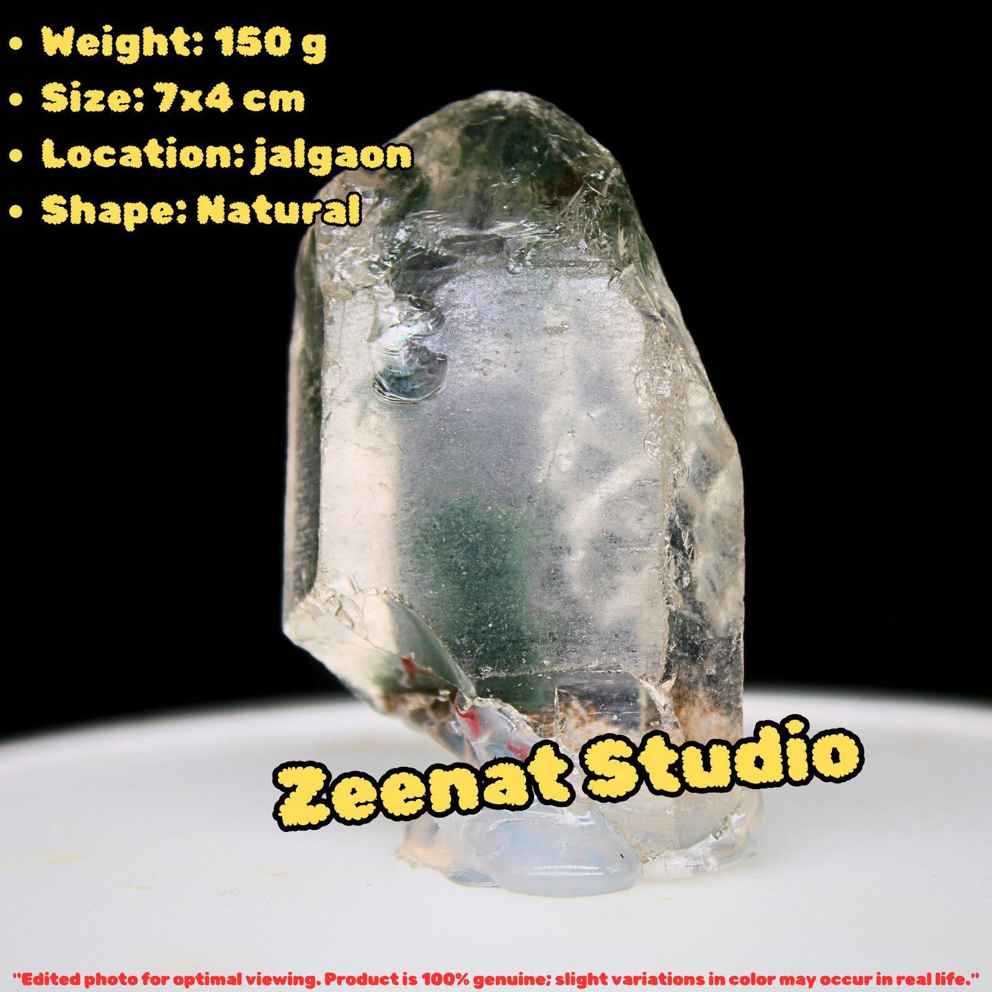 Himalayan Clear Quartz Point Wand Ethically Sourced Healing Crystal from India