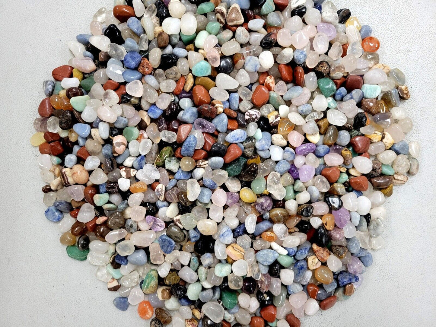 Mini Tumbled Gemstones Brazilian Mix Bulk Natural Crystals Small Stones Lot