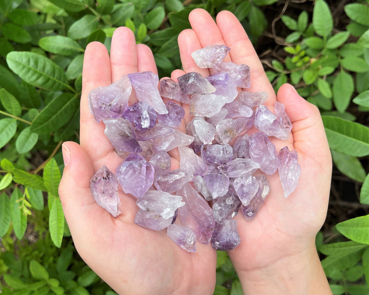 1/4 lb Bulk Lot Purple Amethyst Quartz Points & Raw Crystal Pieces โ 4 oz