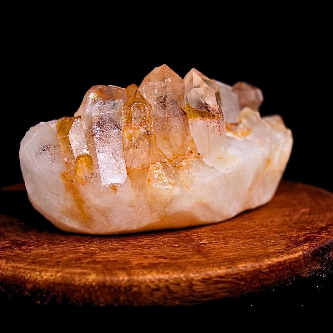 Phantom Quartz Healing Crystal 224g 9x5 cm – Rare Natural Cluster from India