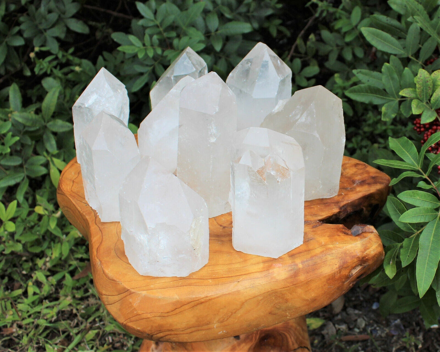 ✨ Natural Clear Quartz Point with Cut Base | Premium 'A' Grade | Zeenat Studio