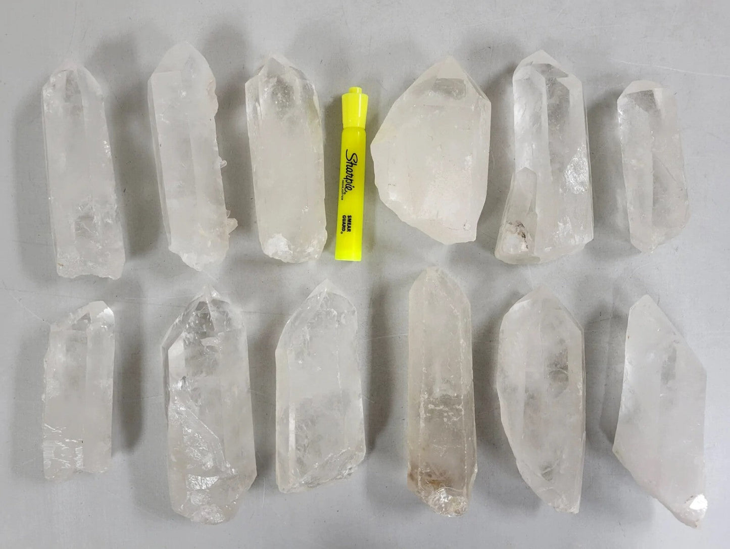 JUMBO QUARTZ CRYSTAL SPECIMENS RAW CLEAR QUARTZ POINTS FOR DISPLAY HEALING GIFT