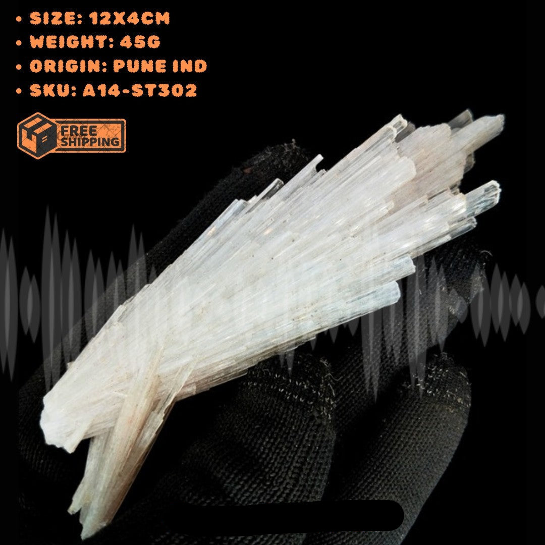 Scolecite Crystal Cluster Natural Reiki Stone Energy Healing Mineral 45g