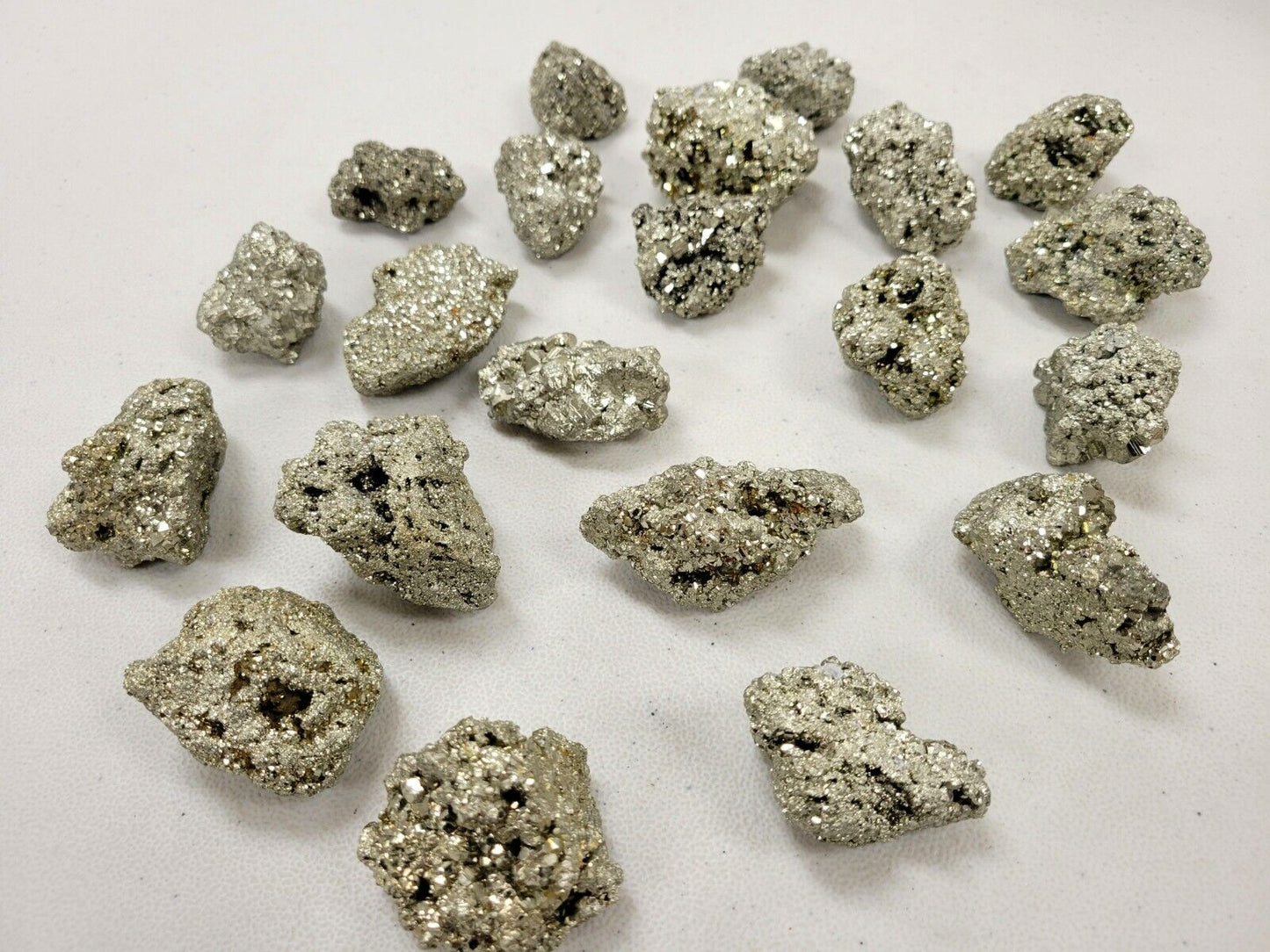 Pyrite Crystal Chunks - 2" to 3" - Pyrite Stone AKA Fool's Gold from Peru