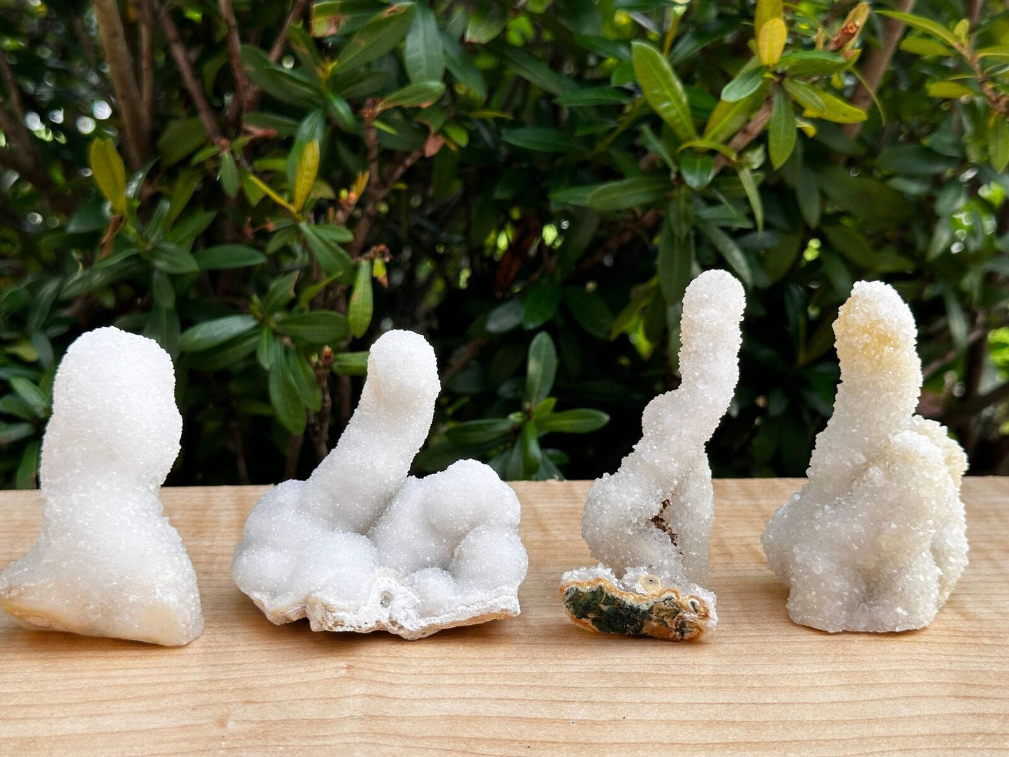 Chalcedony & Crystal Quartz Stalactite, Quartz on Chalcedony Stalactite Specimen