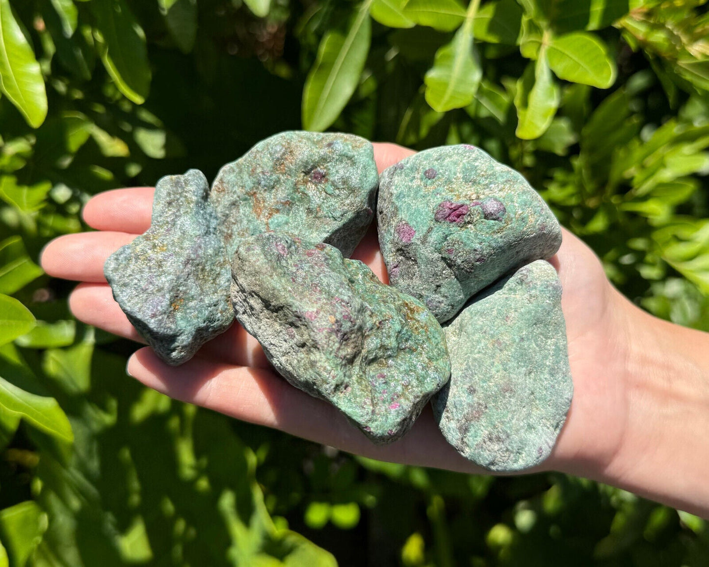 5 lb CLEARANCE Natural Rough Ruby Zoisite Wholesale Bulk Lots (Raw Ruby Zoisite)