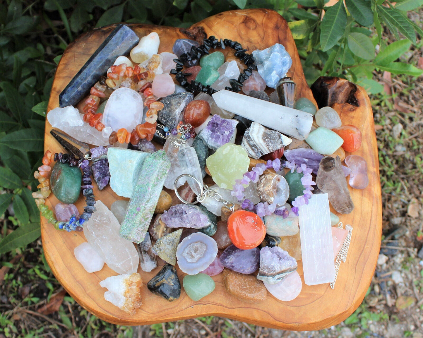Crystal Confetti Scoop: Crystal Mix, Gemstones - Tumbled & Rough Stones, Gifts!