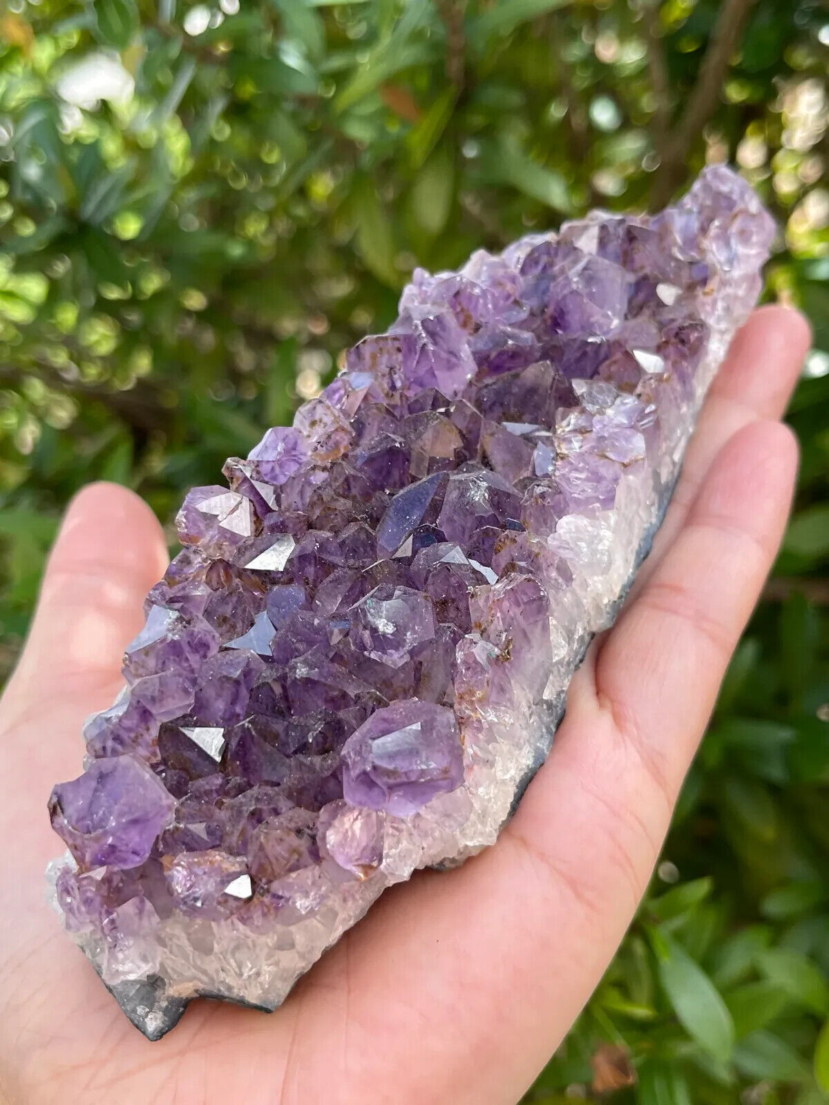 Grade A Amethyst Cluster, Amethyst Geode, Raw Amethyst Druze, Pick a Size