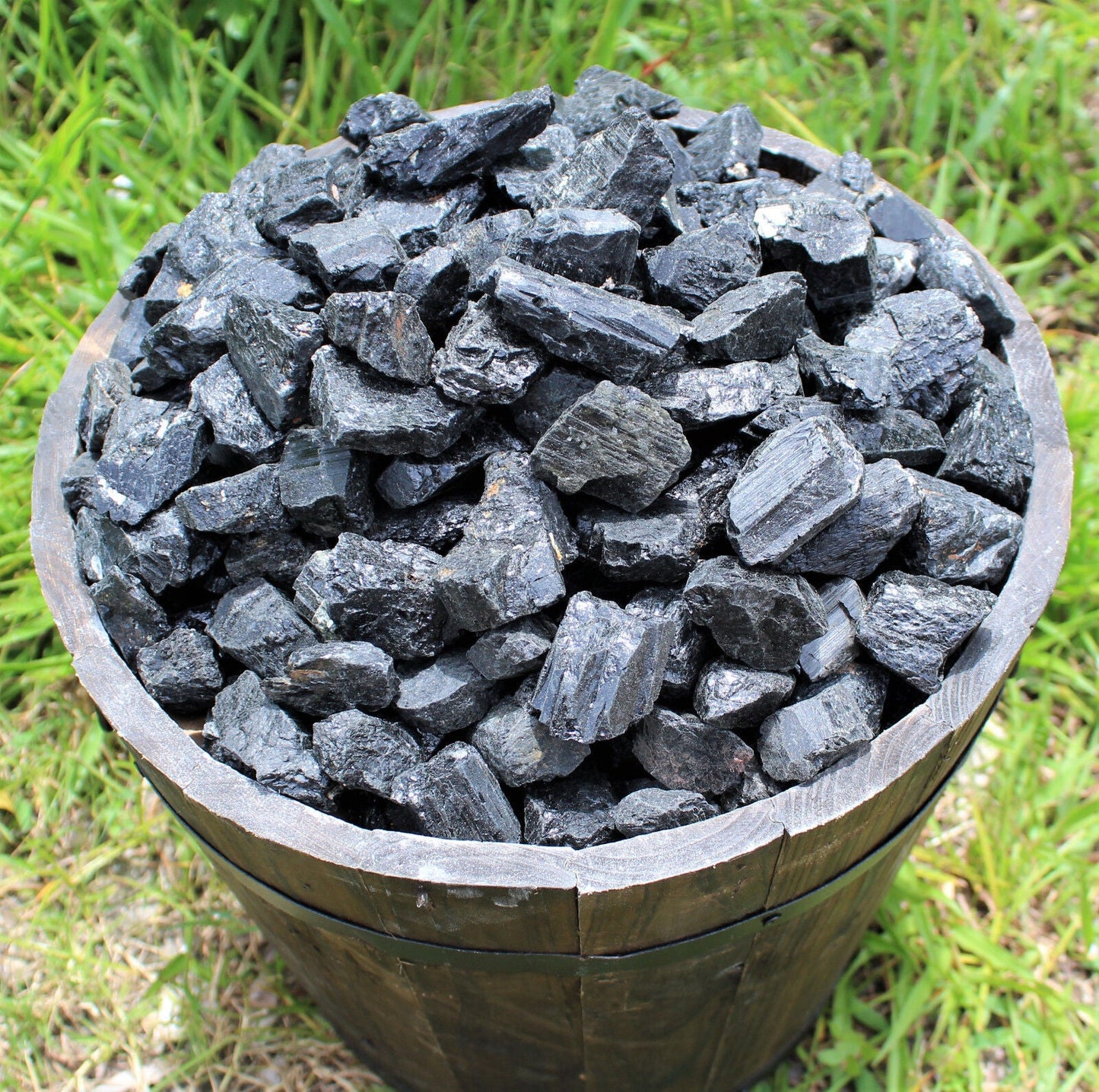 š¤ Black Tourmaline Rough Natural Stones | 5 lb Bulk Wholesale | Raw Chakra Protection Crystal