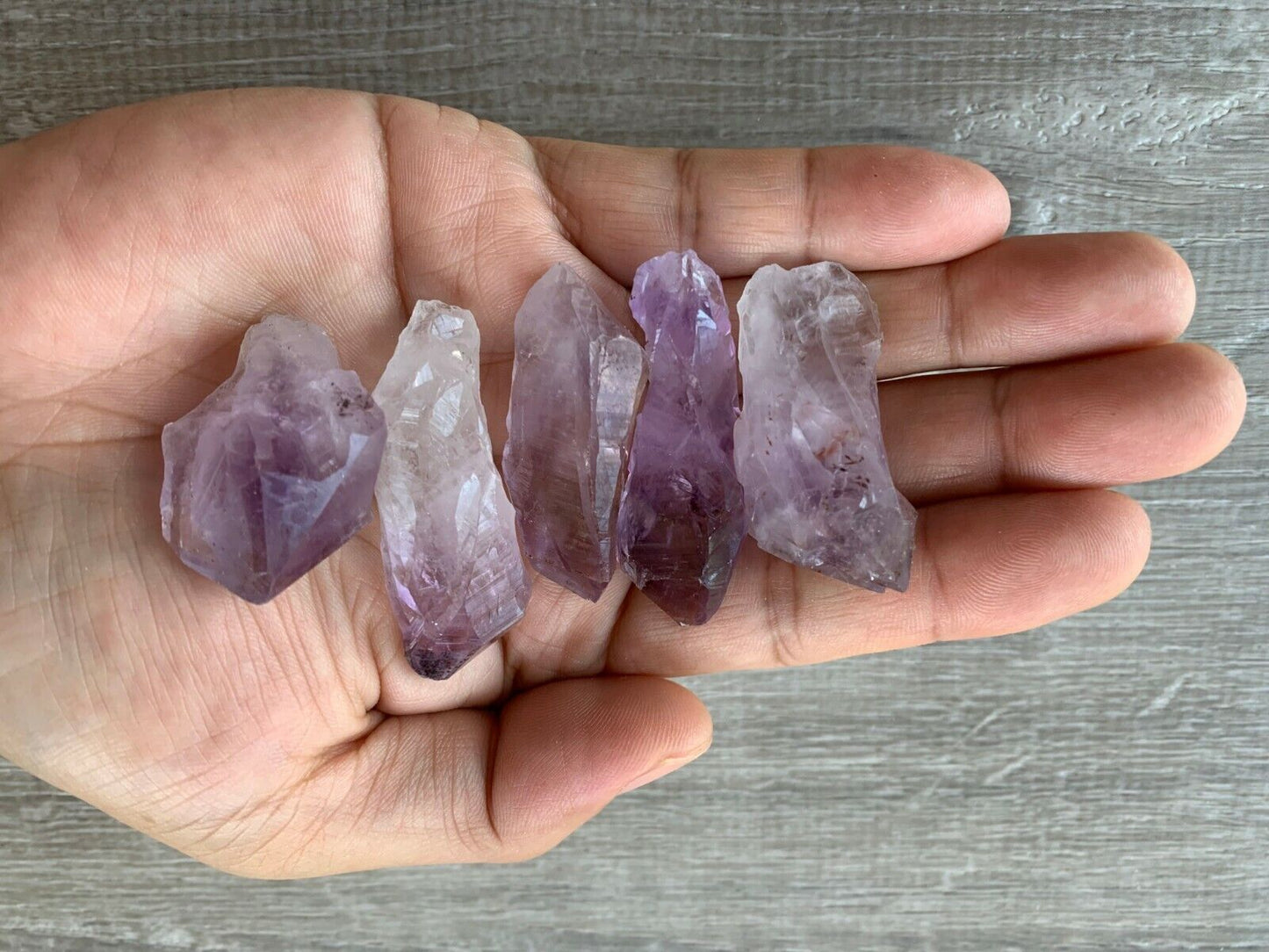 AAA++ Brazilian Rough Amethyst Natural Point 1-2in Wholesale Bulk Lot