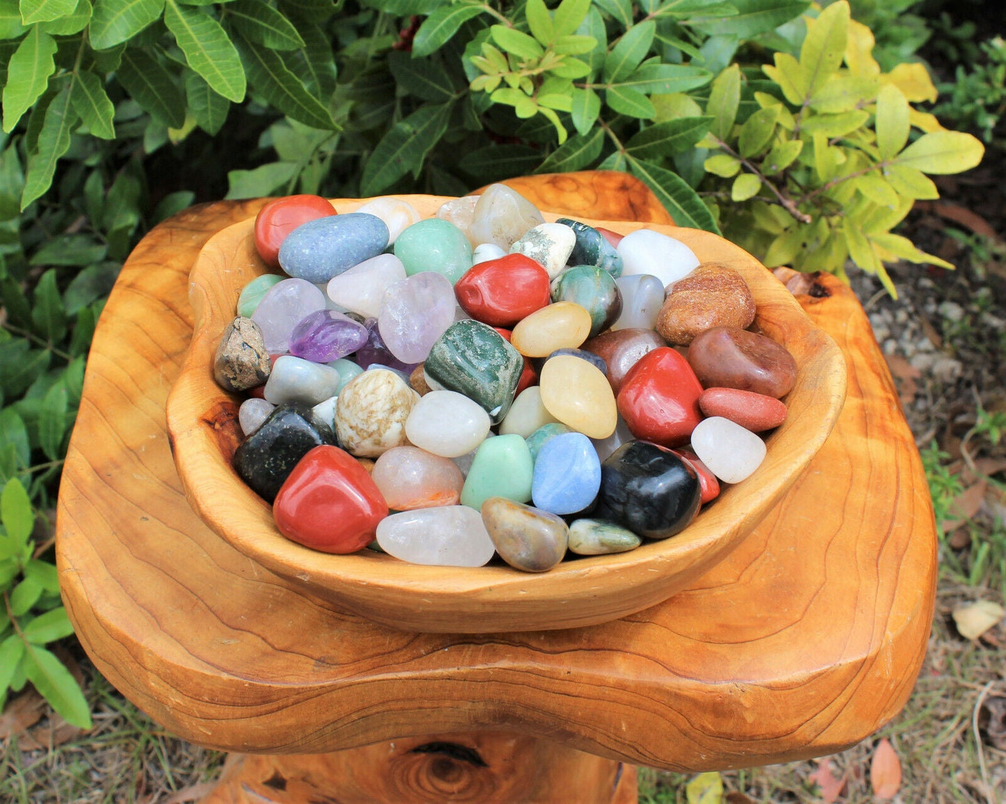 Assorted Tumbled Stones: SMALL, MEDIUM or LARGE Sizes Wholesale Bulk Lots Mixed