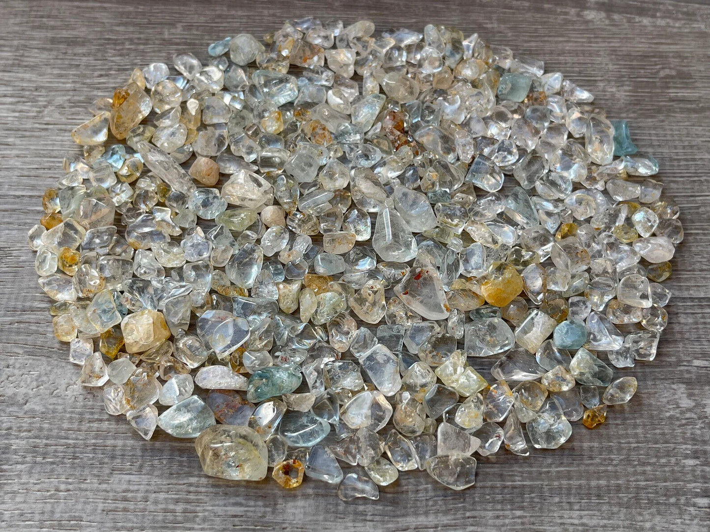 Grade A++ Semi Tumbled Gemstone Mini Chips 3 - 18 mm, Choose From 4 oz to 3 lbs