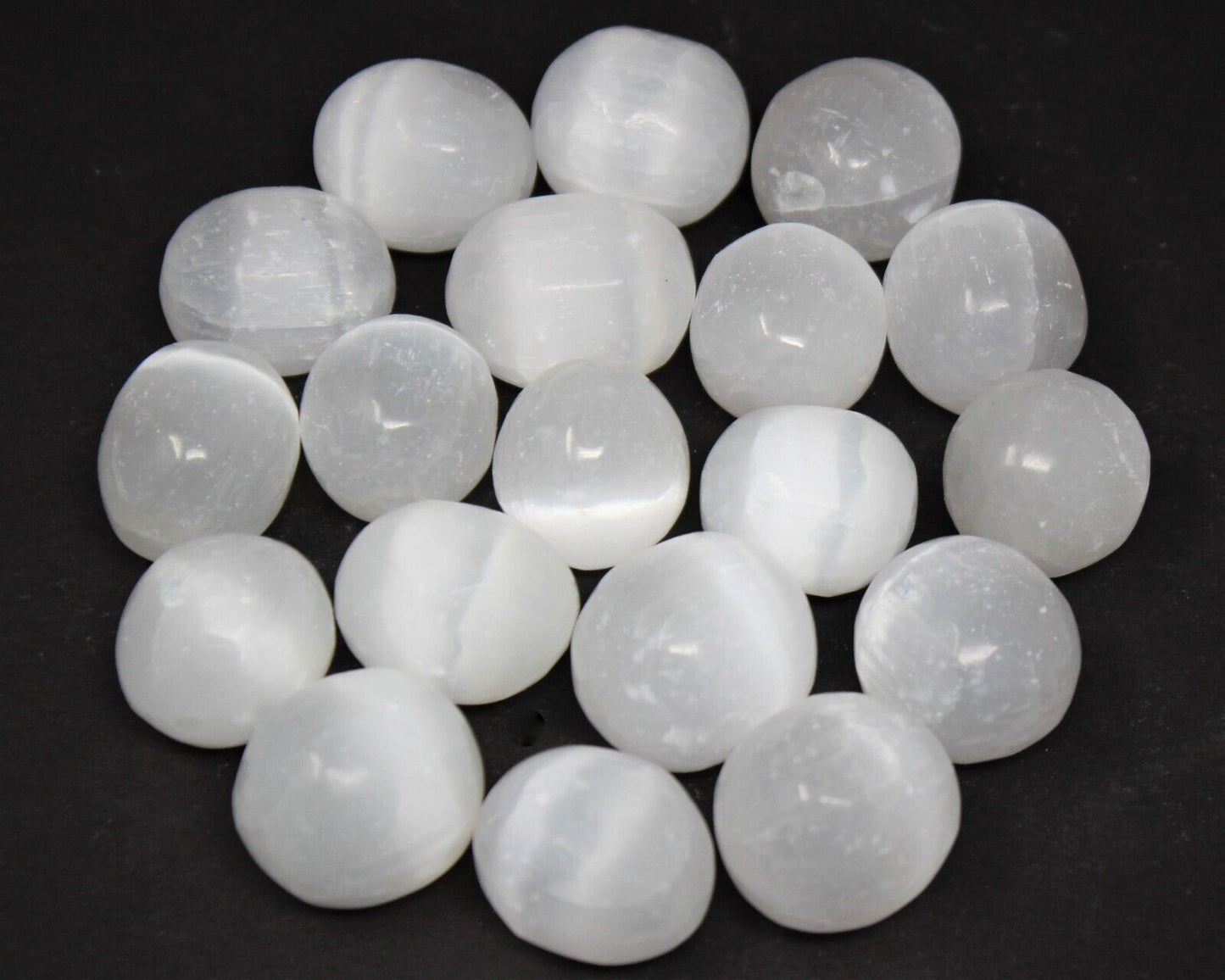 Selenite Tumbled Stones: Choose How Many ('A' Grade Polished Selenite Crystals)