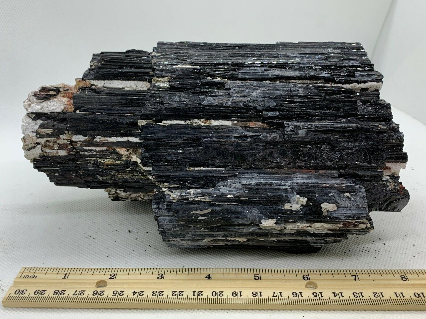 Extra Large Black Tourmaline Chunk / Rod / Log, Natural Rough Black Tourmaline