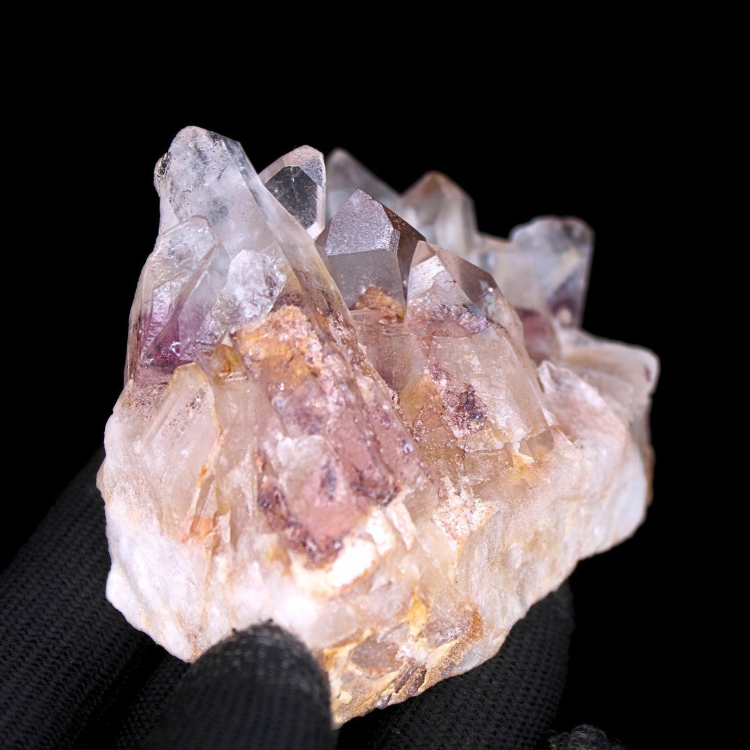 Phantom Clear Quartz Cluster 210g 8x5 cm – Rare Natural Growth Crystal