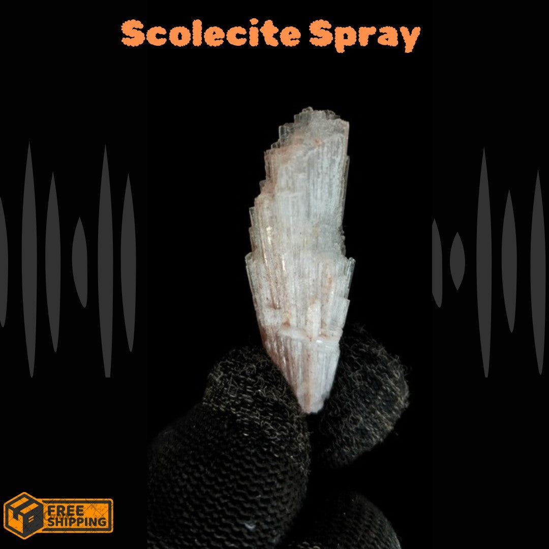 4g Beautiful Scolecite Crystal Cluster | Natural Mineral for Spiritual Use