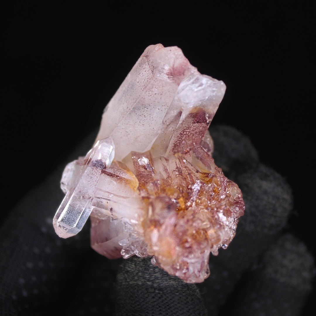 Phantom Clear Quartz Cluster 66g Natural Healing Crystal 6x4 cm from India
