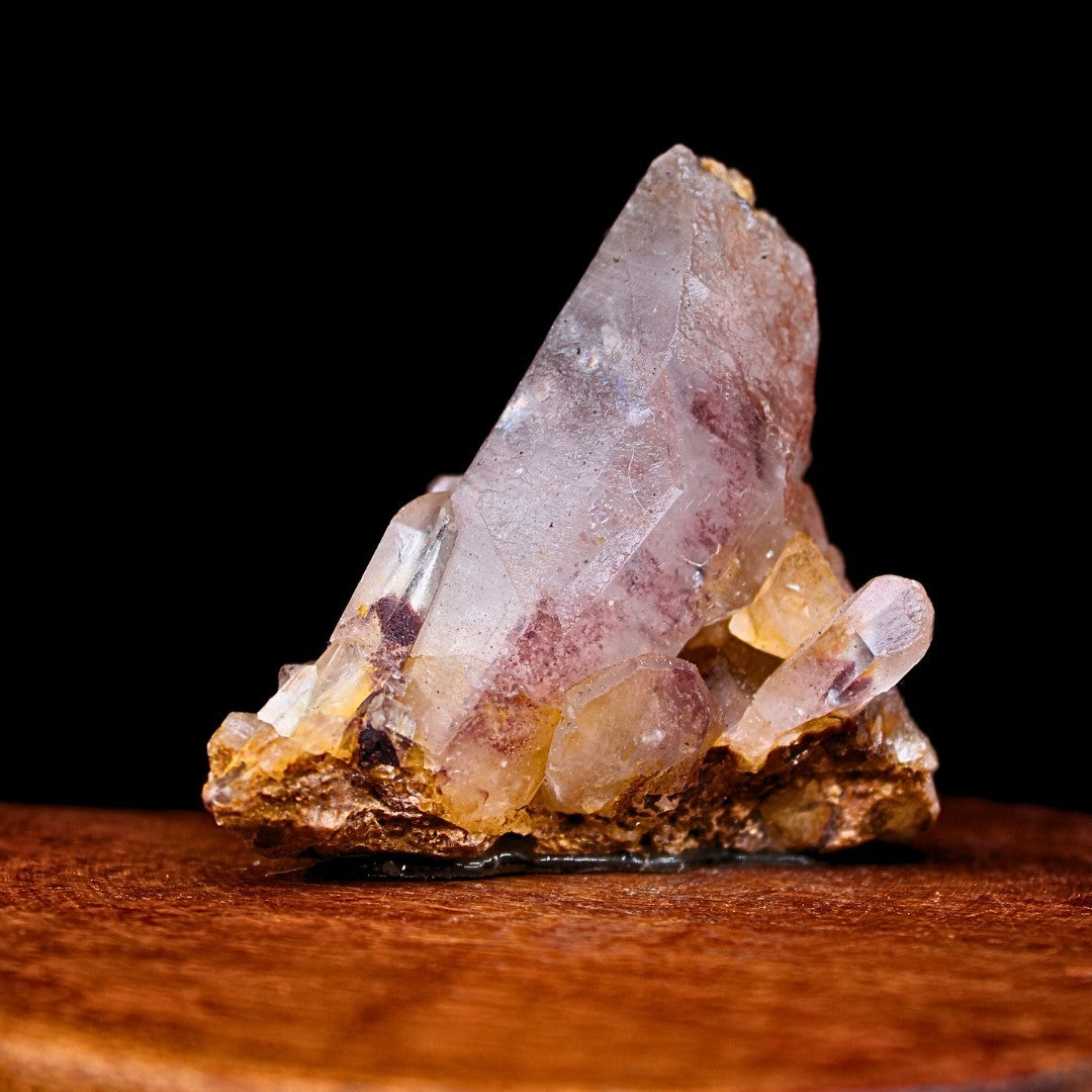 Phantom Quartz Crystal 96g 6x6 cm Raw Natural Cluster Stone from India