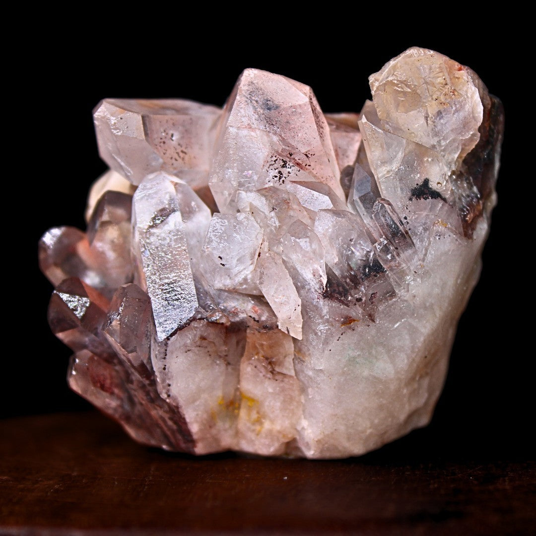 Phantom Clear Quartz 130g Raw Mineral Specimen from India 5x5cm Rare Inclusion