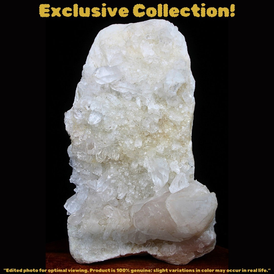 Himalayan Clear Quartz Cluster 336g Large Collector Mineral Specimen India