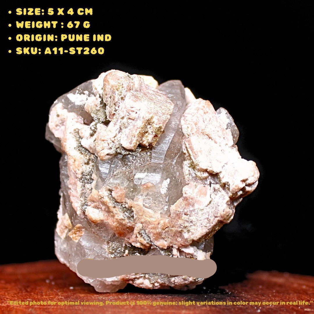 Himalayan Clear Quartz 67g | Crown Chakra Reiki Healing Crystal Cluster India