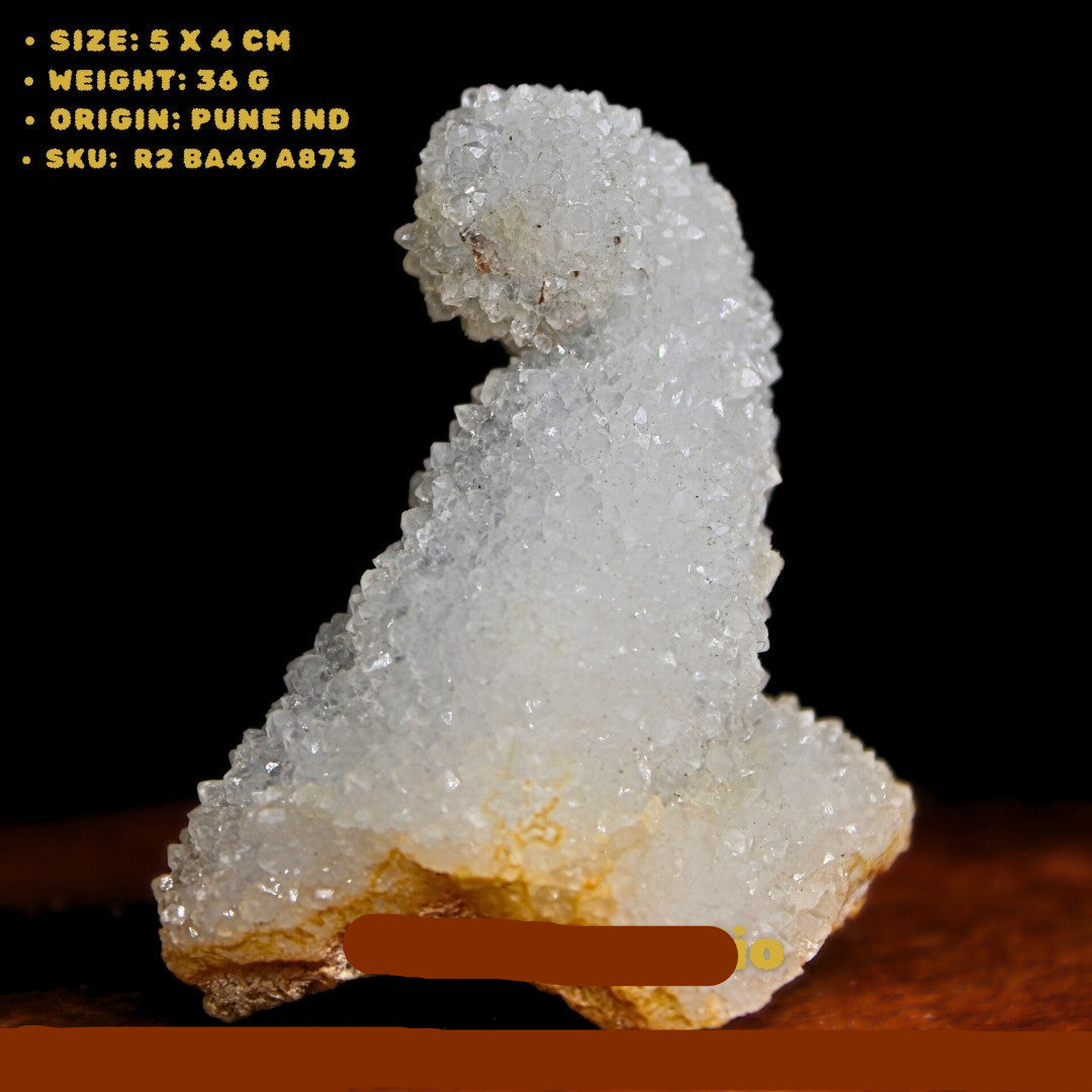 Rare Rainbow Quartz Crystal 36g | High Clarity Prism Specimen 5x4 cm