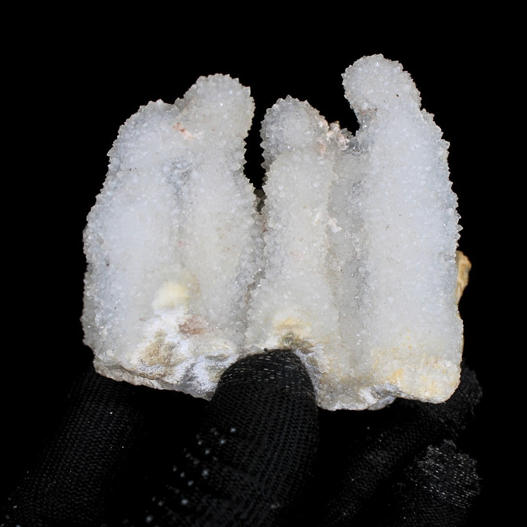 Rainbow Quartz Crystal Cluster 326g Large Cabinet Specimen India 8x7cm