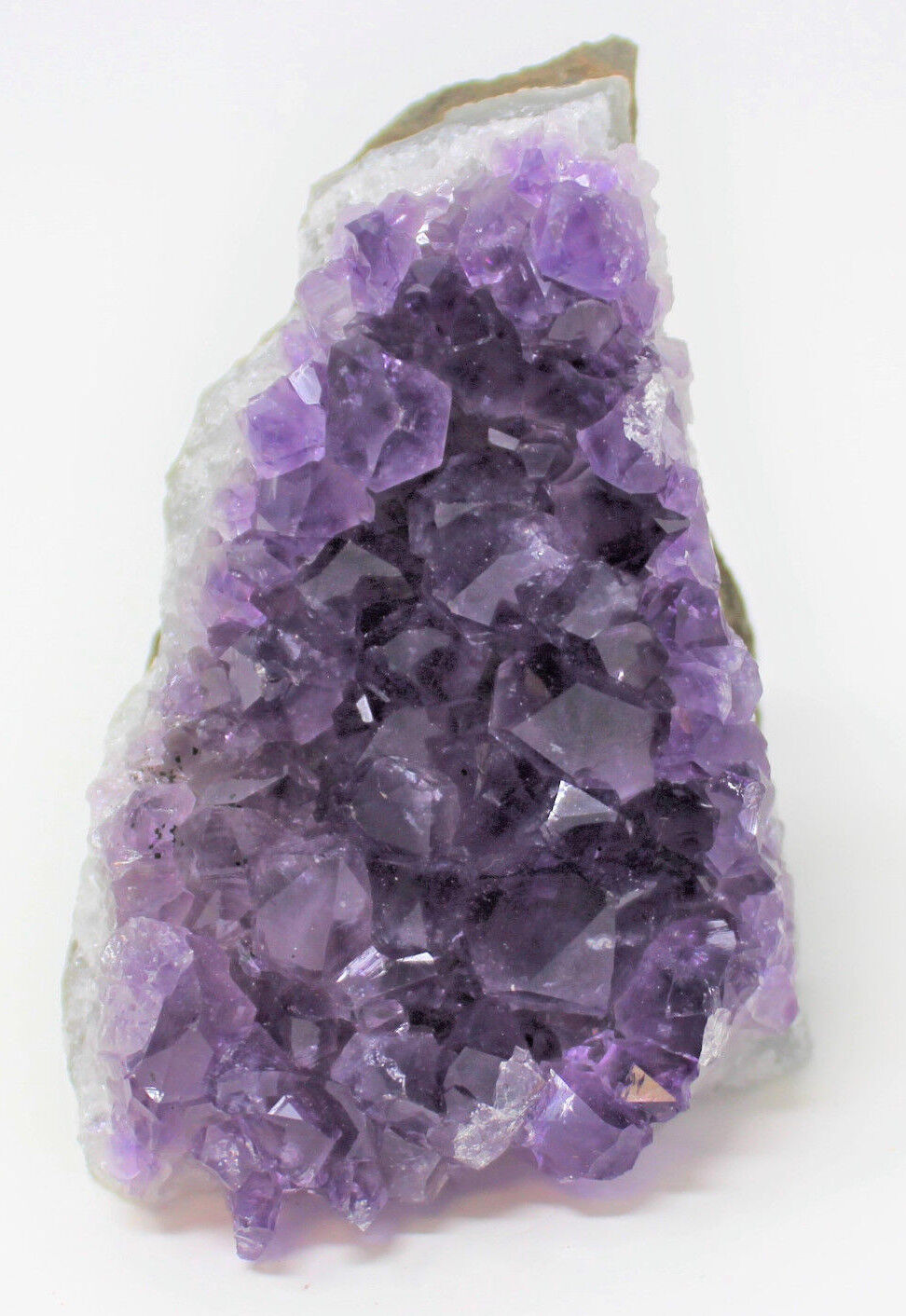 Stunning LARGE Amethyst Cut Base Cluster, Crystal Quartz Geode 8 - 11 oz