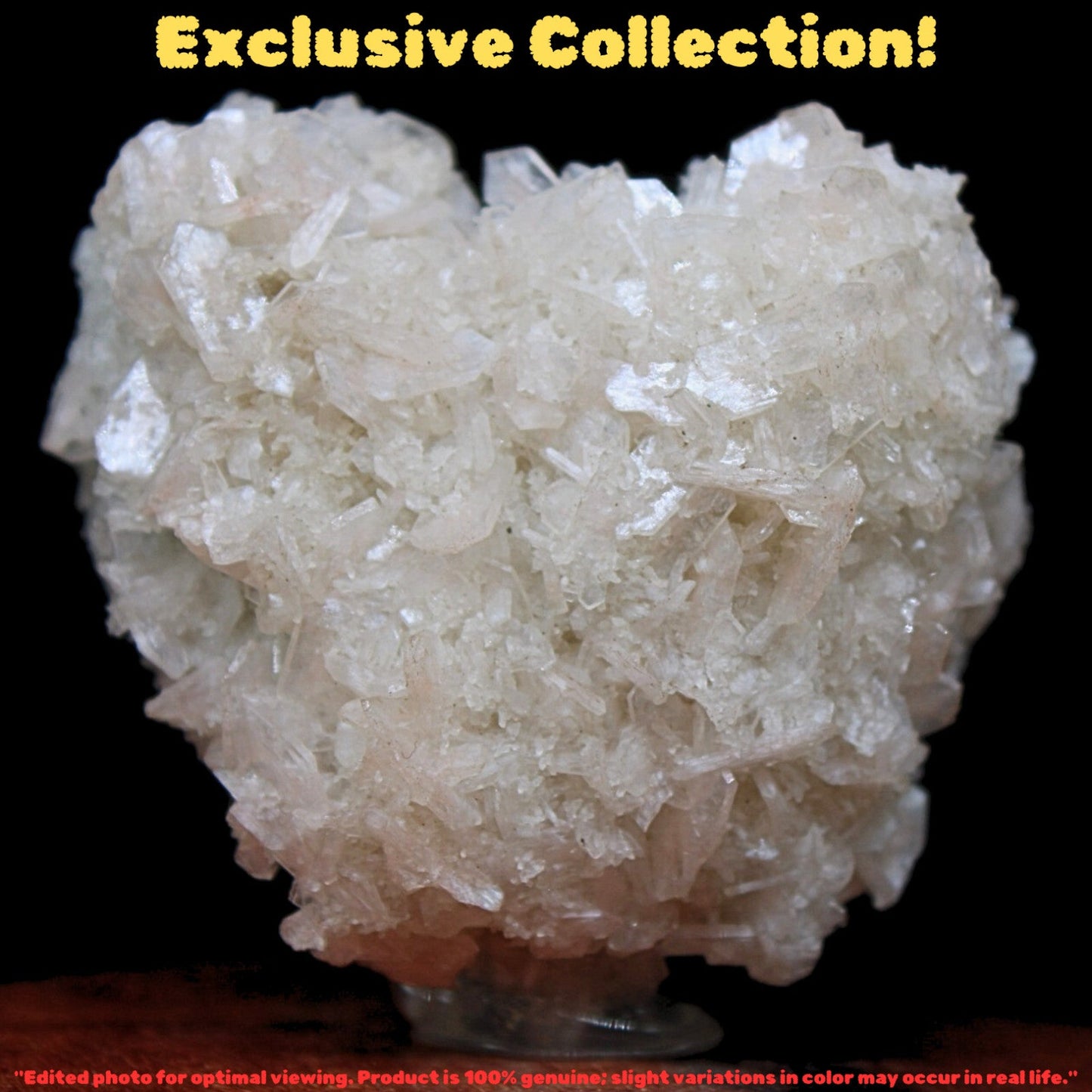 165g Natural Green Apophyllite Cluster | Heart Chakra Healing Crystal India