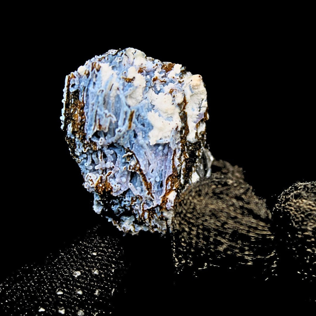 Rainbow Calcite w Mordenite 15g 4x2cm | Rare India Zeolite Specimen Gift