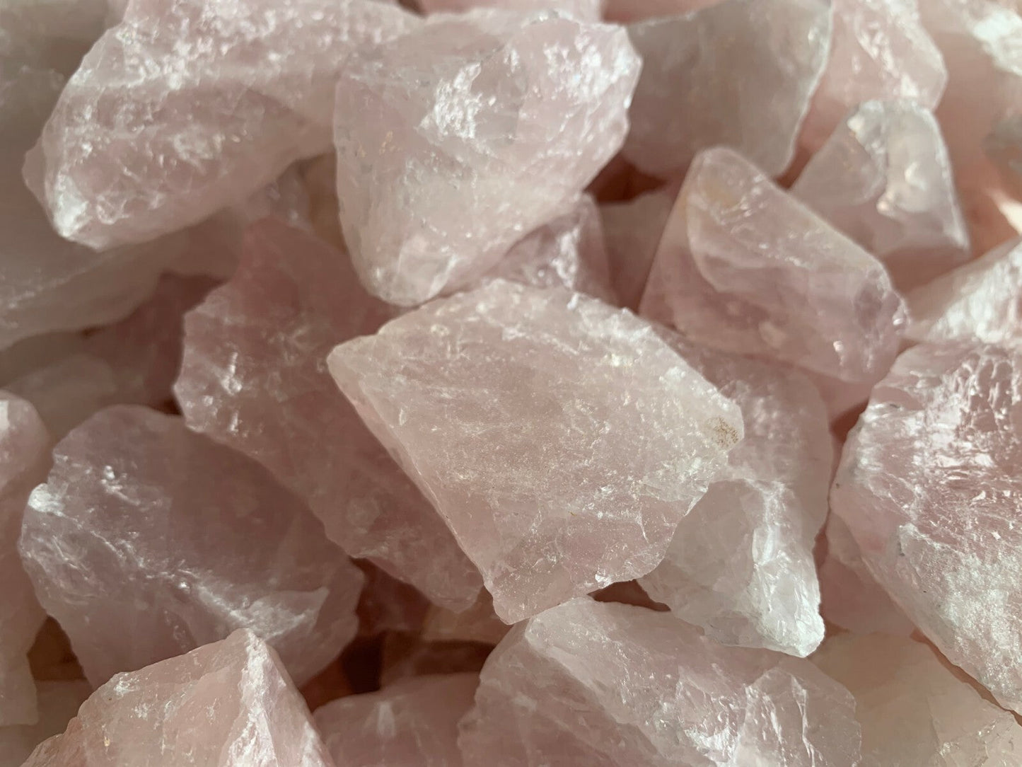 Natural Rough Rose Quartz Crystal Mineral, You Choose Amount