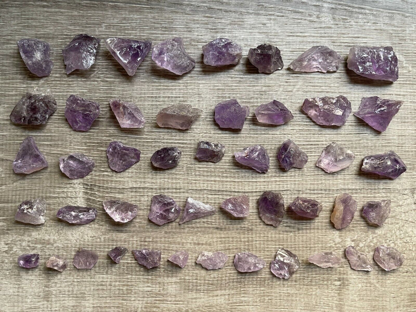 Grade A++ Small Raw Amethyst, 0.5-1" Natural Amethys Chip, Wholesale Bulk Lot