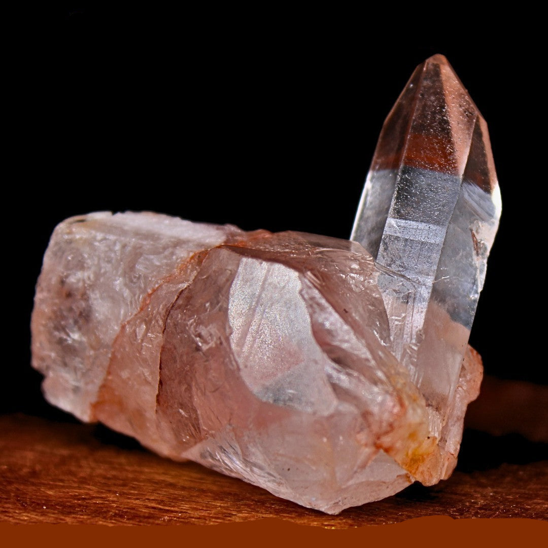 Phantom Clear Quartz Cluster 38g 4x4 cm – Natural Growth Layer Crystal