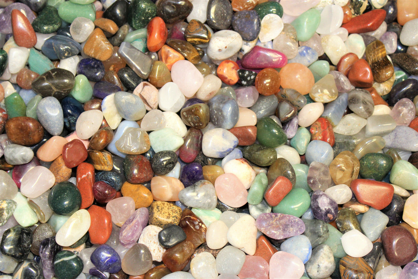 Assorted Mixed Tumbled Stones 1 lb Wholesale Bulk Lot MEDIUM Chakra Reiki 16 oz