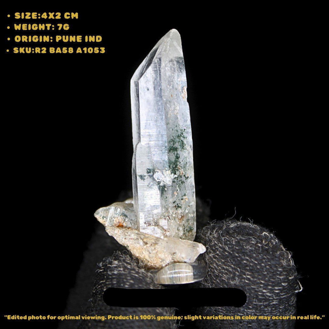 Clear Quartz Crystal 7g 4x2cm Healing Stone for Energy, Meditation & Reiki