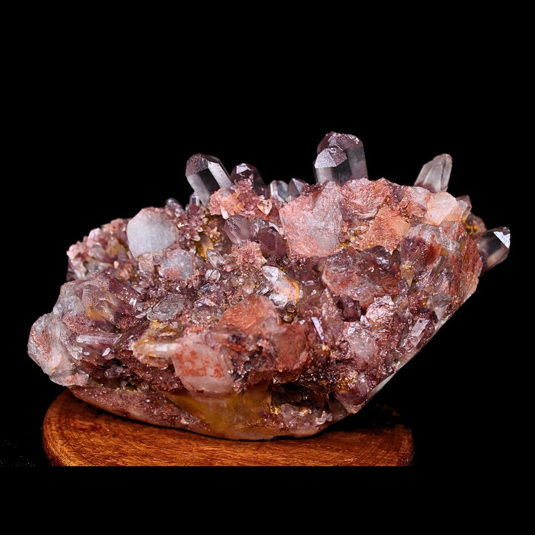 Phantom Clear Quartz 980g 15x8 cm Rare Layered Raw Crystal for Collectors