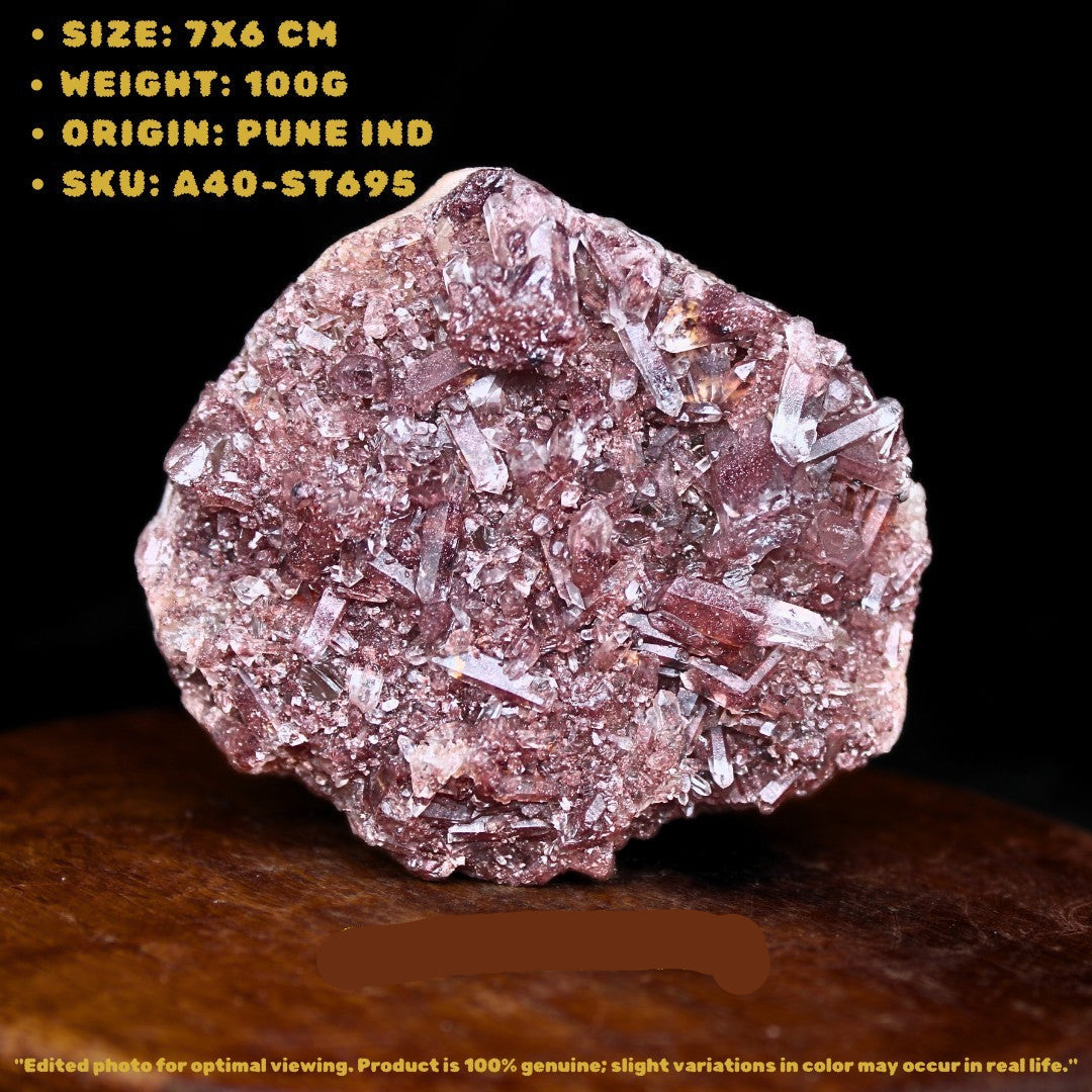 Phantom Clear Quartz Cluster 100g Natural Crystal Specimen from India