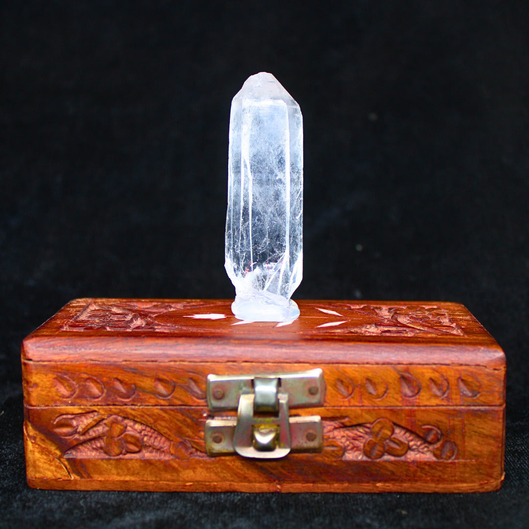 Himalayan Clear Quartz Cluster 50g 7x3cm Natural Raw Crystal for Healing