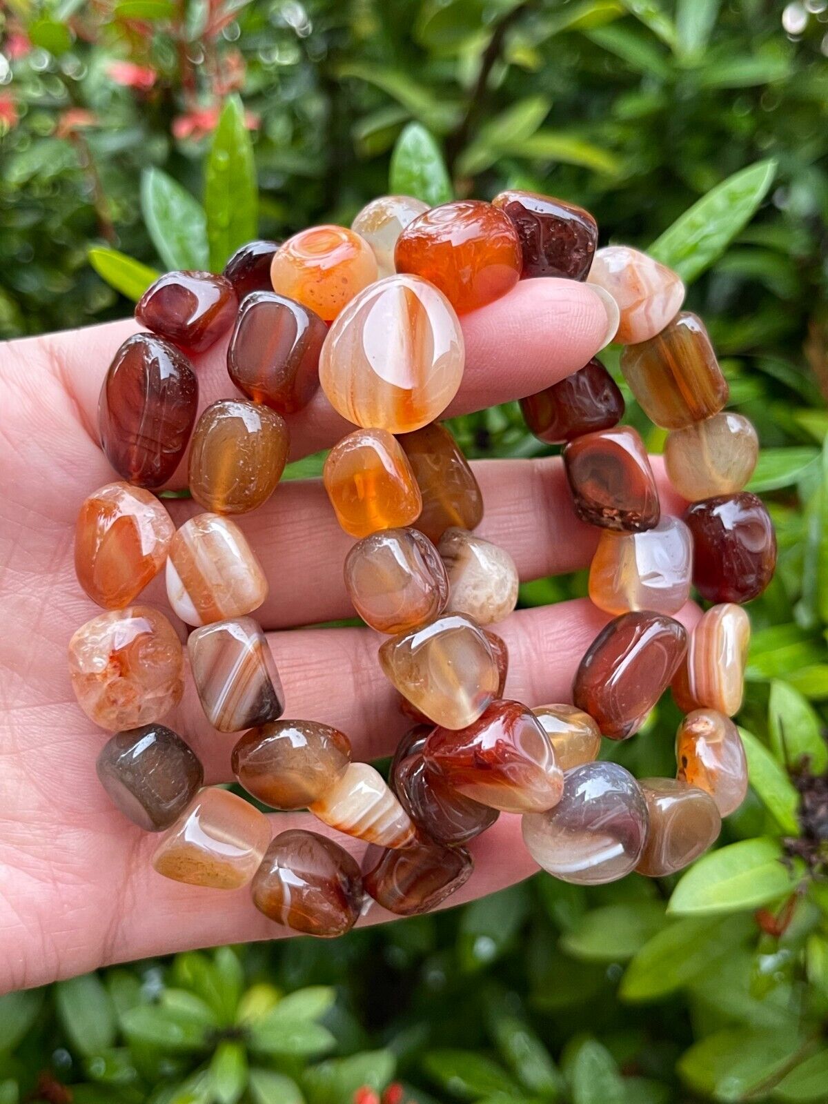 Wholesale Grade A++ Gemstone Nugget Bracelet, Choose from 18 Gemstone Types