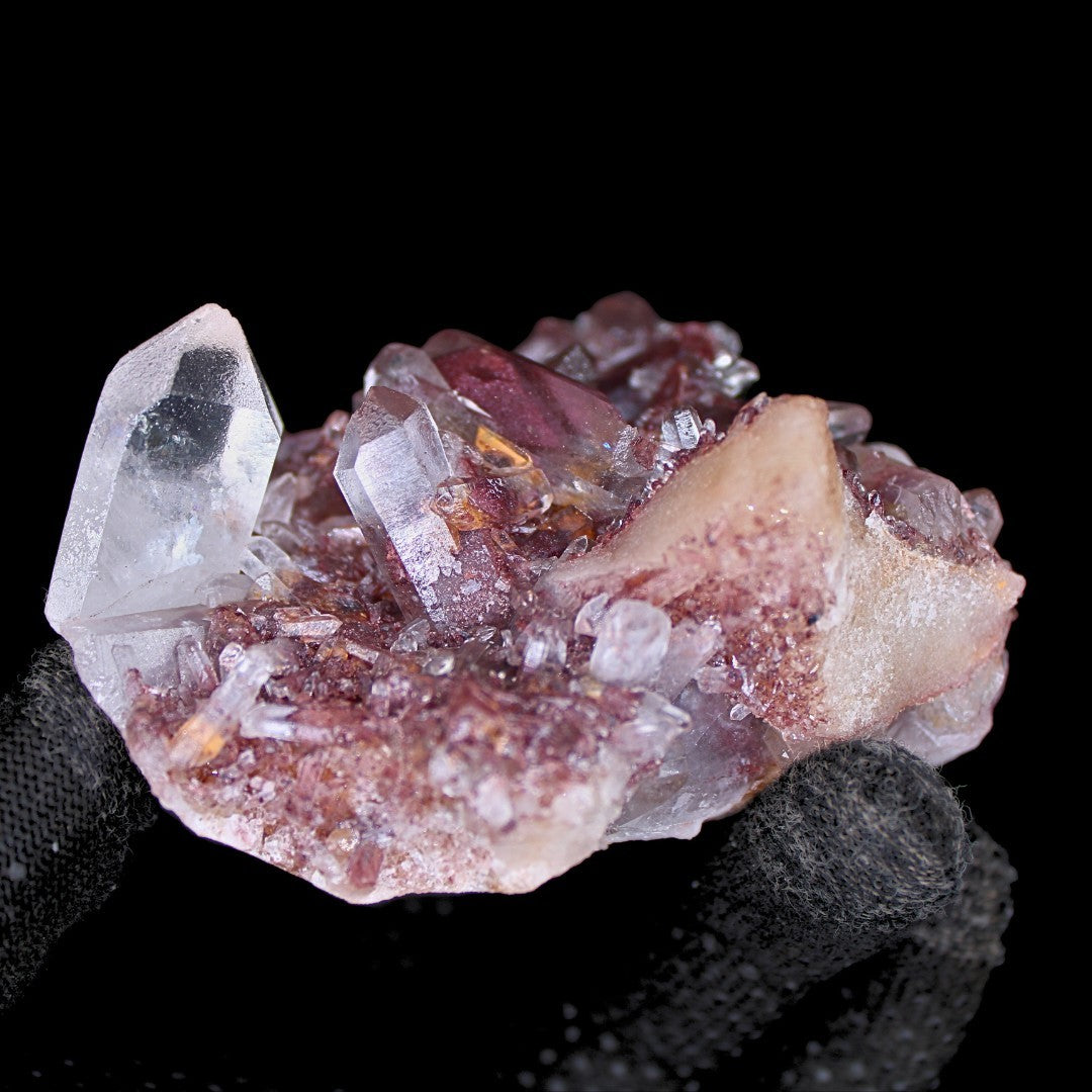 Phantom Clear Quartz Cluster 166g Natural Mineral Specimen 10x6cm Collector