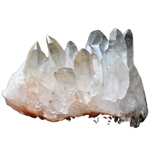 Natural Clear Quartz Healing Cluster 334g 11x7 cm Raw Crystal for Energy