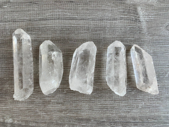 Natural Clear Quartz Crystal Point, 1.5" to 3" Raw Crystal Points,Wholesale Bulk