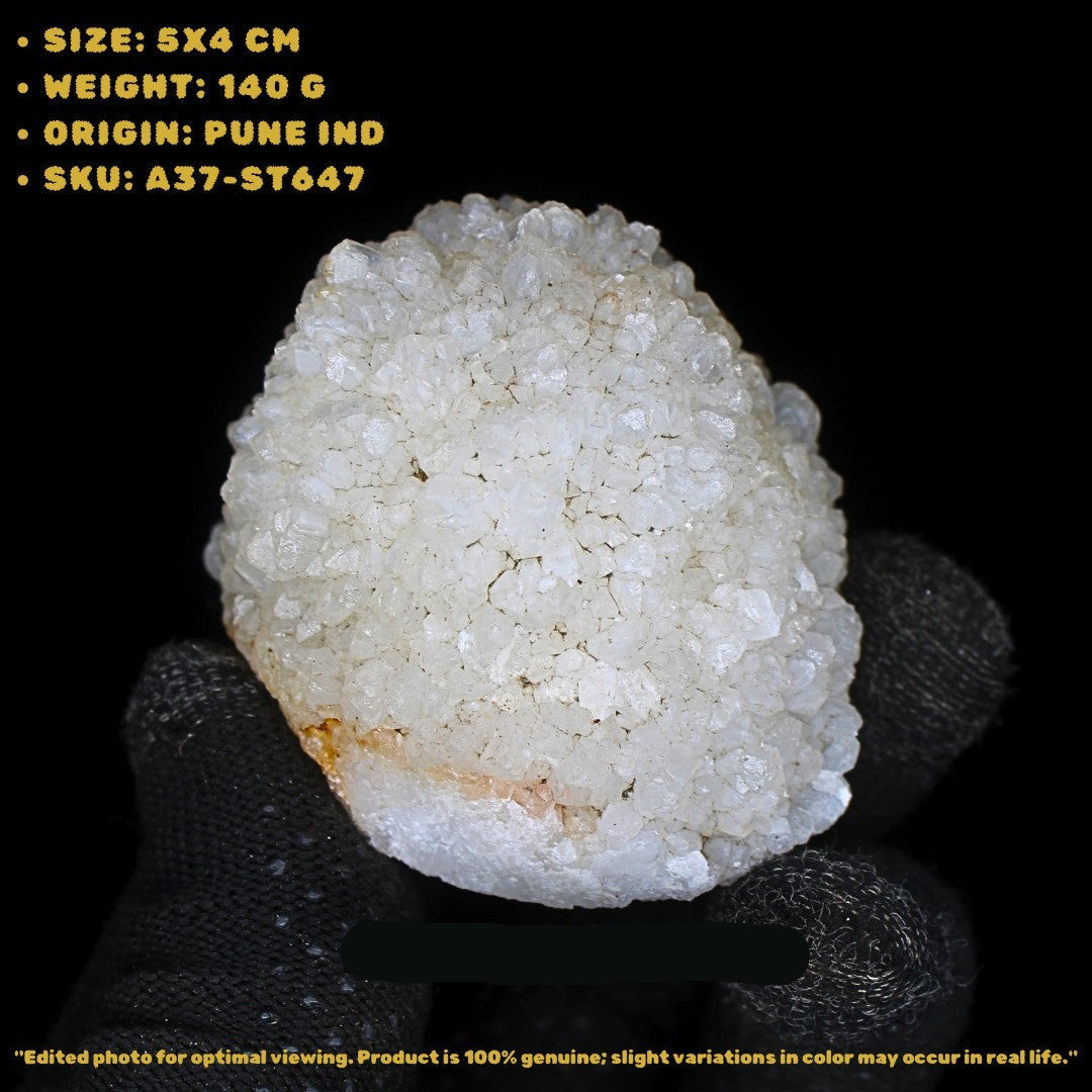 Apophyllite Crystal Cluster Raw Healing Mineral Natural India 140g