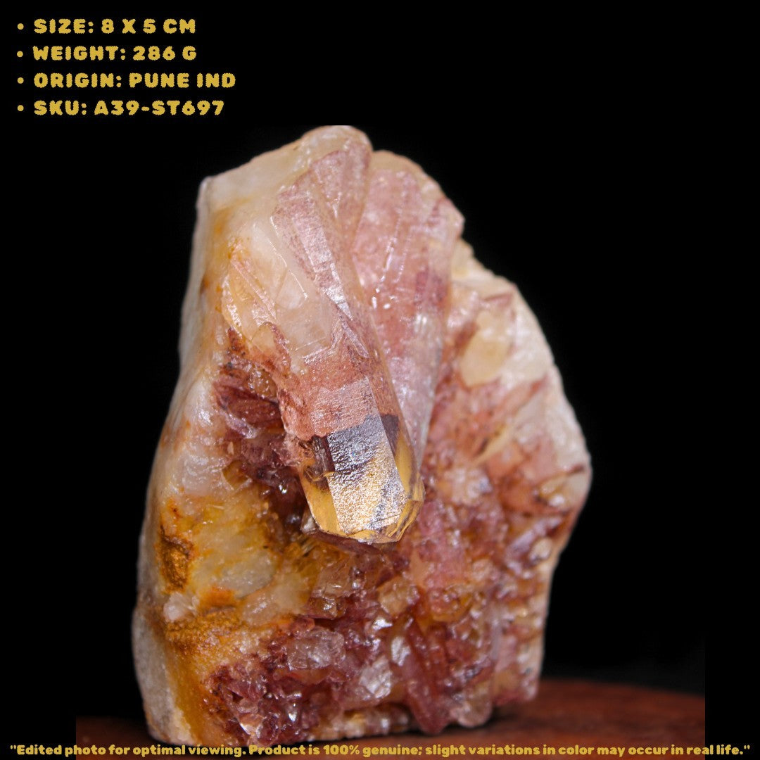 Phantom Quartz 286g Spiritual Growth Meditation Healing Stone