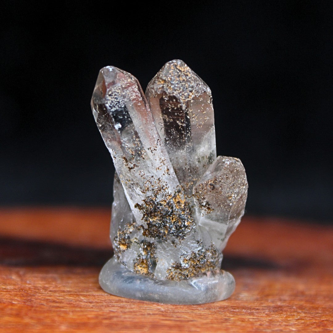 Himalayan Clear Quartz 6g Healing Stone for Energy, Clarity & Meditation 3x2cm