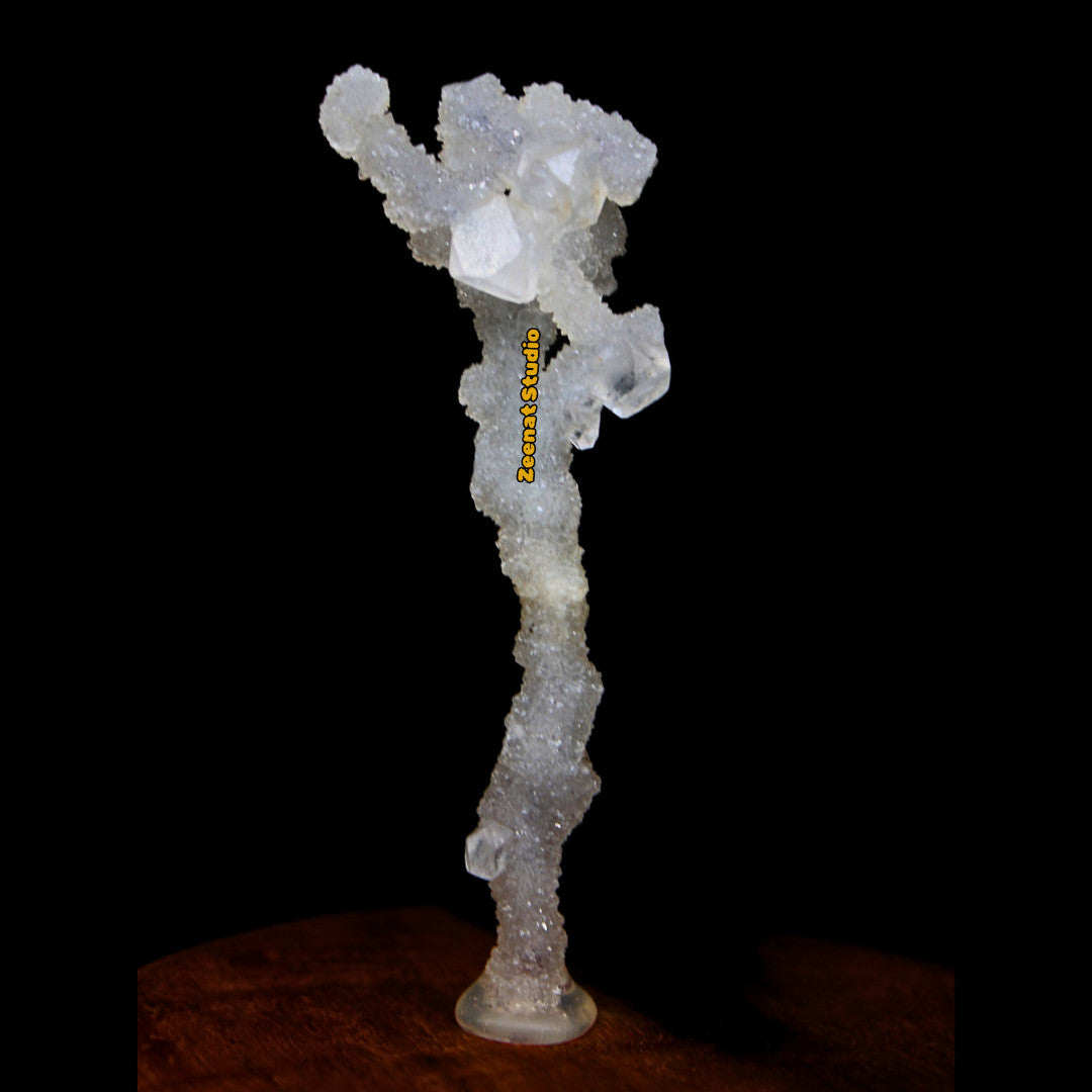 Apophyllite Cube Cluster Tower Shape 11cm 150g Natural Mineral Specimen Repaired