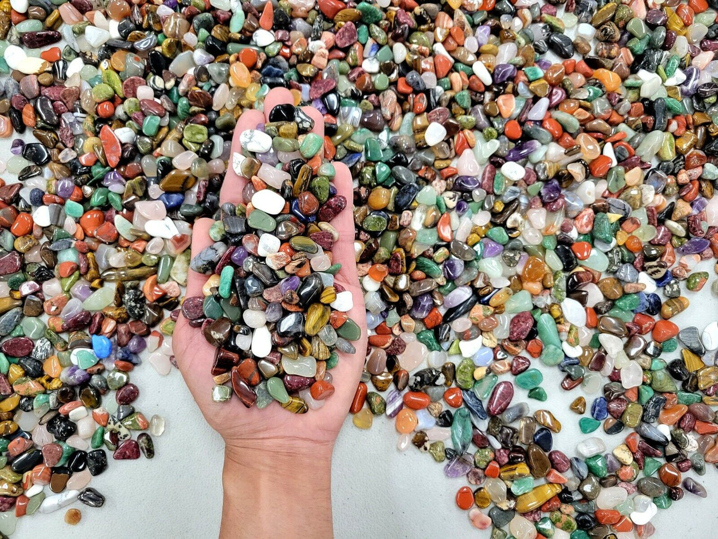 Small Tumbled Crystals Mix Premium Quality Natural Stones Gemstones Bulk