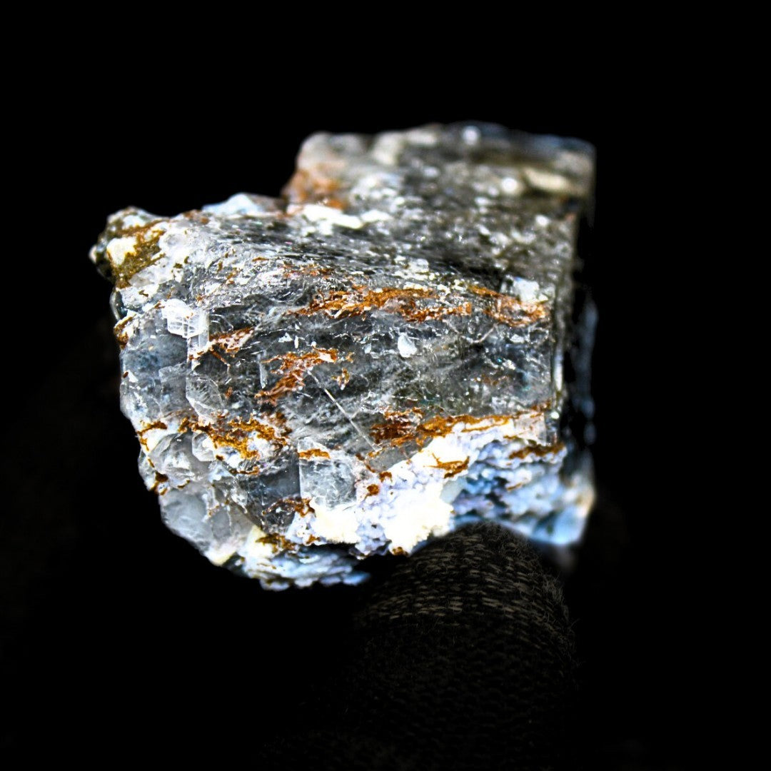 Calcite Rainbow Crystal 70g with Mordenite | Reiki Healing Stone 6x4cm